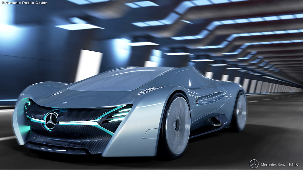 Elk，Benz，Elk electric vehicle，conceptual design，